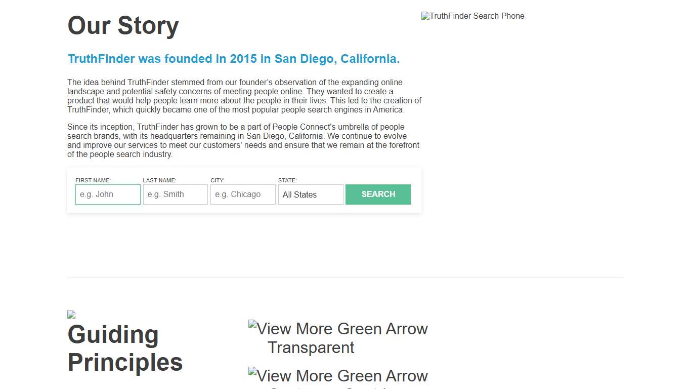 About TruthFinder - Online People Search Tool